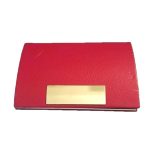 Pink Business / Credit Card Case with Magnetic Absorption Closure
